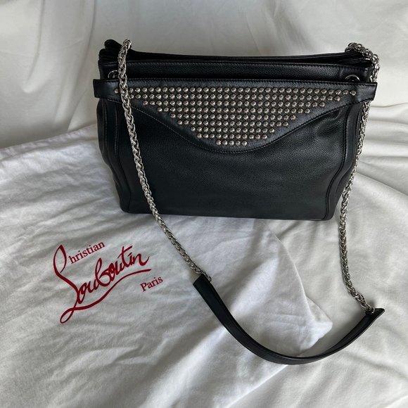 Christian Louboutin Triloubi Leather Handbag - Picture 1 of 10